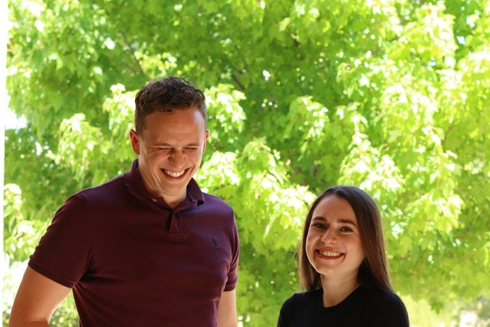 Carson and Mari Hawkins, the founders of UNDR CO